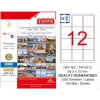 TANEX 63,5x72 LASER ETİKET TW-2012