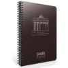 GIPTA DARK SERT KAPAK SİYAH DEFTER 19x26 DÜZ 80 YAPRAK (6711)