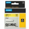 DYMO RhinoPRO 18433 Sarı/Siyah Renkli Vinil Şerit 19 mm x 5,5 mt