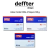 Deffter Index Cards 100lü A7 Beyaz 160g