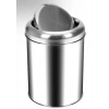 5 Lt Pratik Kapaklı Çöp Kovası Paslanmaz ( 1 Adet )