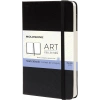Moleskine Art Sketchbook Sert Kapak Eskiz Çizim Defteri 9x14 cm. 165 gr. 80 Sayfa Siyah