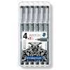 Staedtler Pigment Liner Teknik Çizim Kalemi Seti 6lı Plastik Kutulu