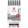 Talens Pigment Fineliner Teknik Çizim Kalemi Seti 6lı