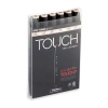 Touch Twin Marker Seti 6 Renk TEN RENKLERİ A