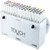 Touch Twin Brush Marker Fırça Uçlu Marker Seti 60 Renk SET B