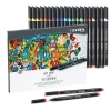 Lyra Hi-Quality Art Pen Çizim Kalemi Seti 20 Renk Metal Kutu