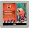 Koh-i Noor Progresso Aquarell Ağaçsız Sulandırılabilir Boya Kalemi Seti 24 Renk