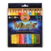 Koh-i Noor Magic Multicolour Karışık Renkli (3in1) Kalın Kuru Boya Kalemi Seti 12+1 Renk