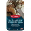 Derwent XL Charcoal Block Kalın Kömür Füzen Seti 6lı Teneke Kutu