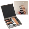 Cretacolor Passion Box Drawing Set Premium Karakalem Eskiz Çizim Seti Hediyelik Kutu 25 Parça