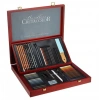 Cretacolor Selection Ahşap Kutulu Profesyonel Karakalem Eskiz Çizim Seti