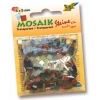 Folia Transparan Mozaik Taşı 5x5 mm. 700 Adet 20 RENK KARIŞIK