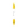 Rich Art-X Acrylic Duo Marker Çift Uçlu Su Bazlı Boyama Markörü No:20 Sarı