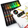 Uni Posca PC-3M 0.9-1.3 Su Bazlı Boyama Markörü Seti Toprak Renkleri 8 RENK