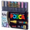 Uni Posca PC-5M 1.8-2.5 Su Bazlı Boyama Markörü Seti Metalik Renkler 8 RENK
