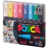 Uni Posca PC-1M 0.7 Su Bazlı Boyama Markörü Seti Ana Renkler 8 RENK