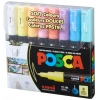 Uni Posca PC-1M 0.7 Su Bazlı Boyama Markörü Seti Pastel Renkler 8 RENK
