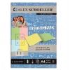 Alex Schoeller A4 Renkli Bloknot 80 gr. Çizgili 60lı
