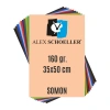 Alex Schoeller Fon Kartonu 160gr 35x50cm 05 Somon