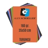 Alex Schoeller Fon Kartonu 160gr 35x50cm 56 Turuncu