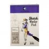 Alex Schoeller Sketch Marker Pad Eskiz Defteri 200gr A4 40yp Spiralli