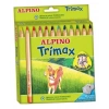 Alpino Trimax Üçgen Jumbo Kuru Boya 12 Renk