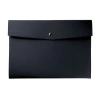 Art Elegant Suni Deri Zarf Dosya A4 Siyah
