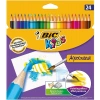 Bic Aquacouleur Kuru Sulu Boya 24 Renk Set