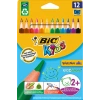 Bic Kids Evolution Triangle Üçgen Jumbo Boya Kalemi 12 Renk