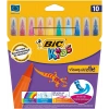 Bic Kids Visaquarelle Fırça Uçlu Keçeli Boya Kalemi 10 Renk