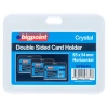 Bigpoint Çift Taraflı Kart Kabı Kristal Yatay Şeffaf 85x54mm