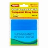 Bigpoint Yapışkanlı Şeffaf Not Kağıdı 75x75mm Mavi