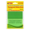 Bigpoint Yapışkanlı Şeffaf Not Kağıdı 75x75mm Yeşil