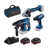 Bosch GBH 180 Li+GSR 180 Li+GWS 180 li+Raf Bag Takım Çantalı Set (2x4,0 Ah)