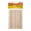 Brons Ahşap Yuvarlak Çubuk Naturel Kalın 5x135mm 50li