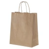 Büküm Saplı Kağıt Çanta Esmer Kraft 34x32x20 cm ( 100 Adet )