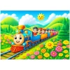Ca Games Puzzle Renkli Tren Ahşap Caahs-3509