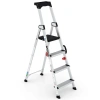 Çağsan Hazar Profesyonel Alüminyum Merdiven 3+1 Basamaklı - HA103