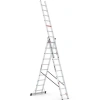 Çağsan Üç Parçalı Çok Amaçlı Alüminyum Merdiven 3x10 Basamaklı - TS190