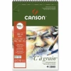 Canson C à grain Spiralli Çizim Blok A4+ 224gr 30yp