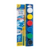 Carioca Tempera Yıkanabilir Poster Boya 25 ml. x 6 Renk Fırçalı Set