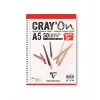Clairefontaine Crayon Çizim Blok Yandan Spiralli 120gr A5 50 Sayfa