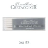 Cretacolor Portmin Kalem Ucu 5.6mm 6lı White Pastel Medium Beyaz Tebeşir 26152