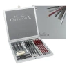 Cretacolor Silver Box Premium Eskiz Seti Ahşap Kutu 17 Parça 40017