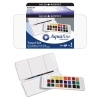 Daler Rowney Aquafine Travel Set Sulu Boya Seti 24 Renk Plastik Kutu