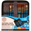 Daler Rowney Natural Hair 10lu Çantalı Fırça Seti