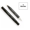 DEL REY TWIN MARKER 0 BLENDER ÇİFT UÇLU GRAFİK KALEMİ MN-DRYB000