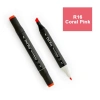 DEL REY TWIN MARKER R16 CORAL PİNK ÇİFT UÇLU GRAFİK KALEMİ MN-DR016