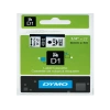 Dymo D1 Şerit Standart 6 MMx7 MT Beyaz Üzerine Siyah 43613